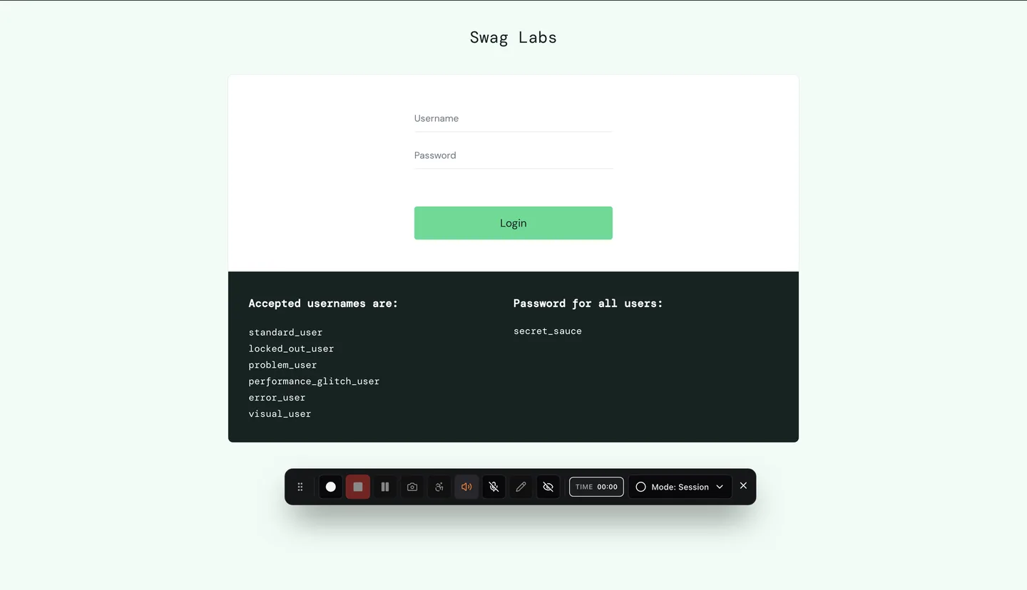Puggy extension recording a browser tab